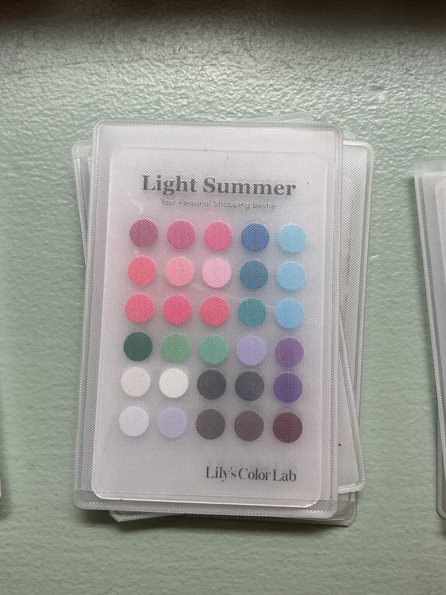 Color Card, Light Summer, SoHo