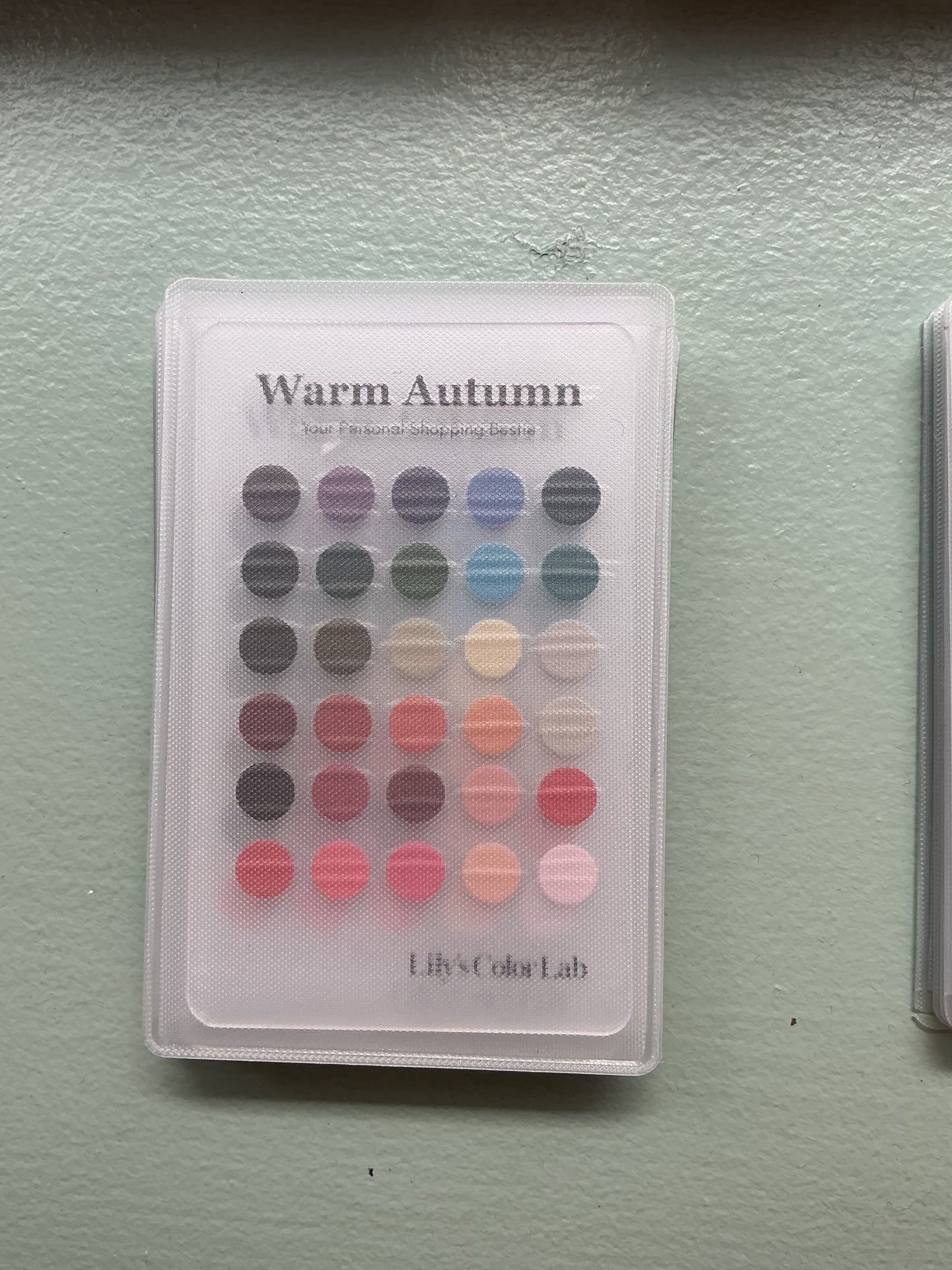 Color Card, Warm Autumn, SoHo