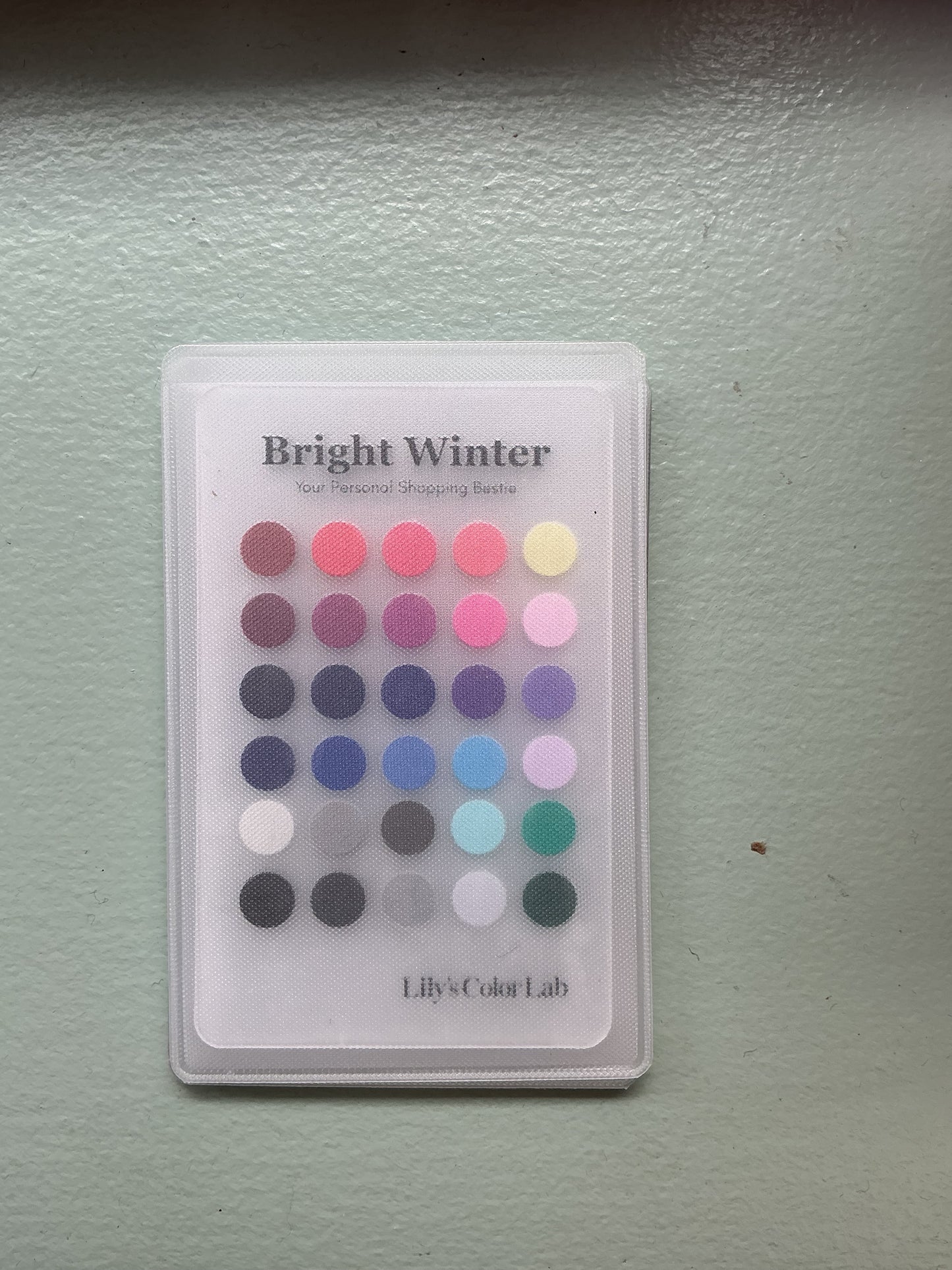 Color Card, Bright Winter, Soho