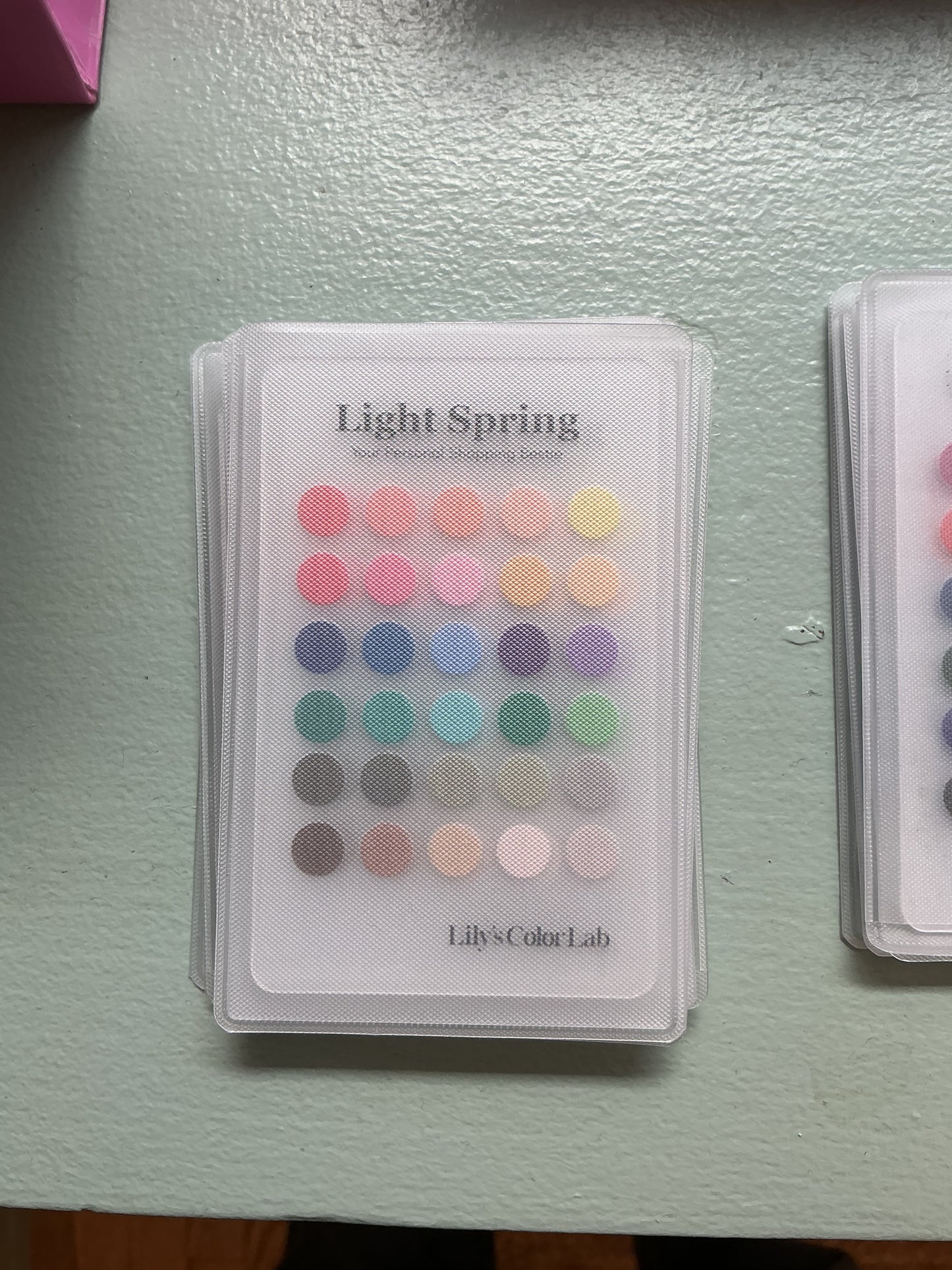 Color Card, Light Spring, SoHo