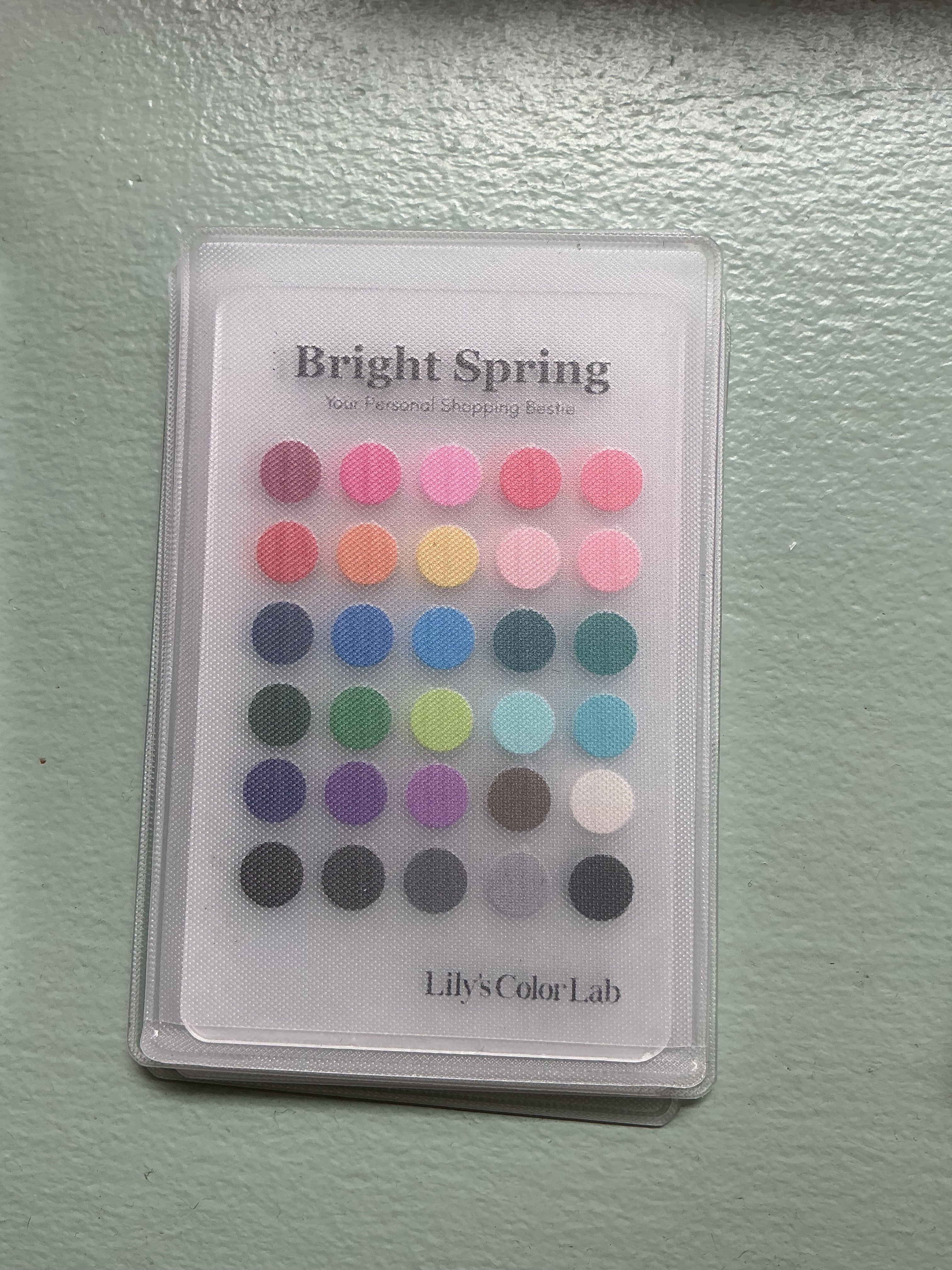 Color Card, Bright Spring, Soho – Lily's Color Lab