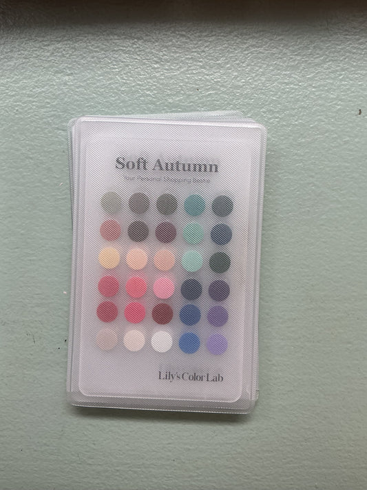 Color Card, Soft Autumn, SoHo