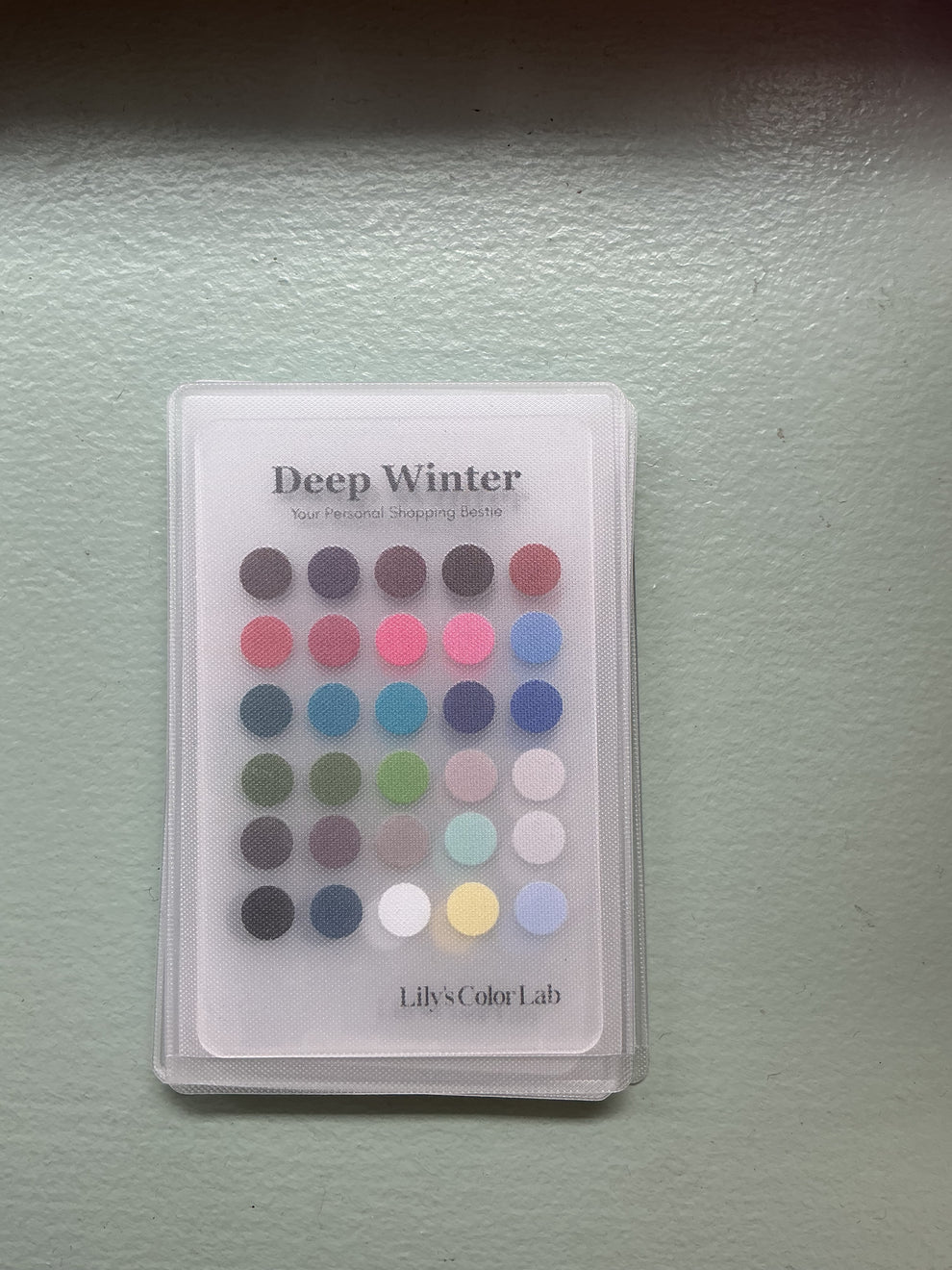 Color Card, Dark Winter, Soho – Lily's Color Lab
